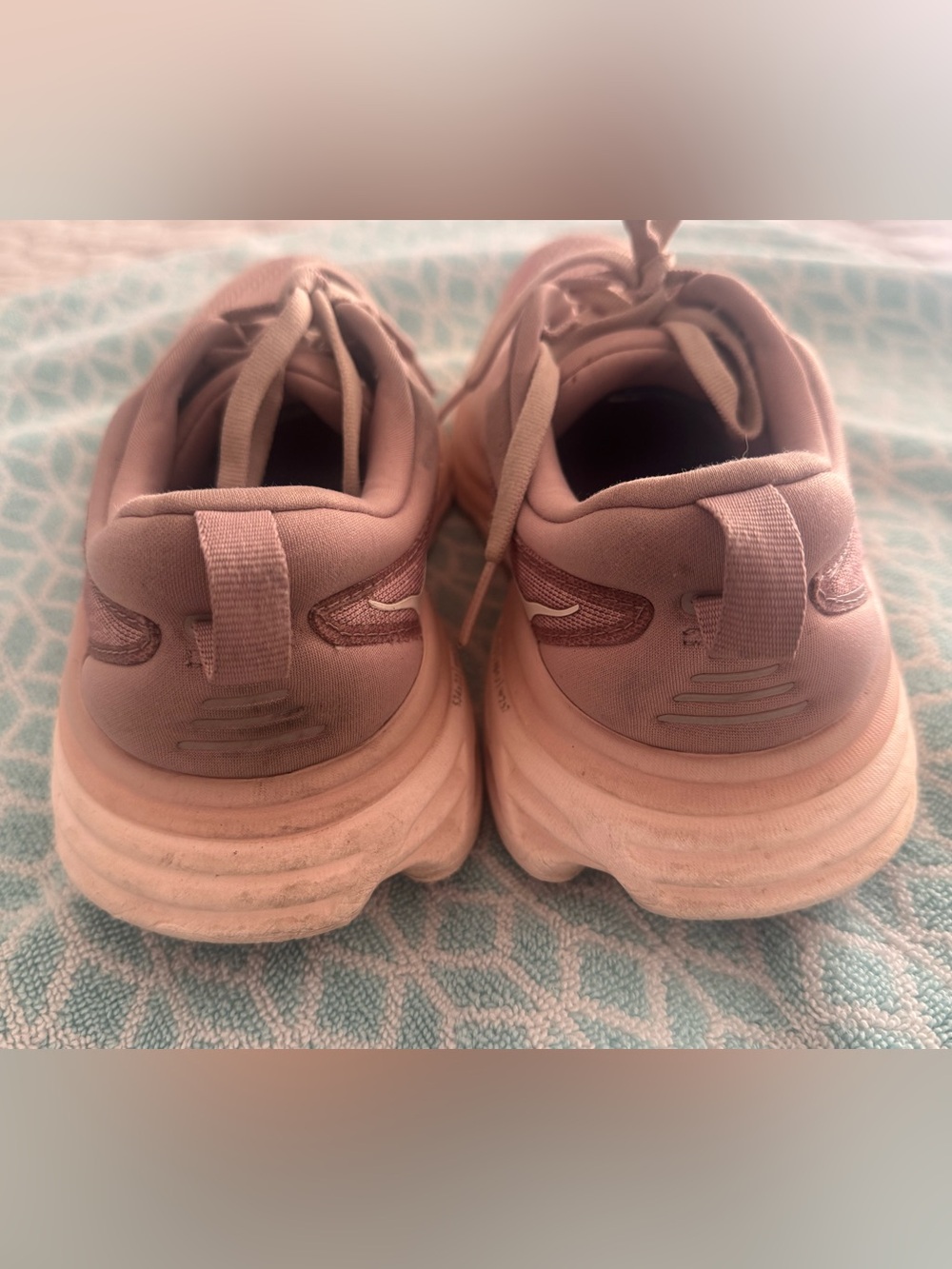Hoka Bondi 8 Pink Running Sneakers size 6.5 - Picture 5 of 6